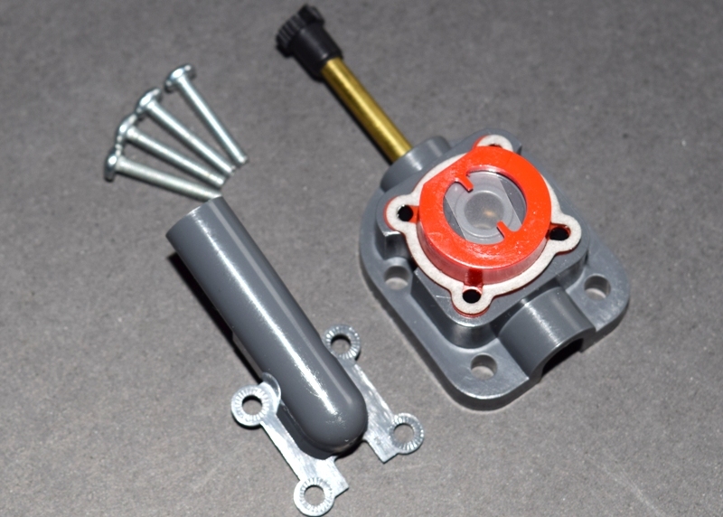 Cox .049 Airplane Engine Surestart Backplate Assembly - Cast Case 049