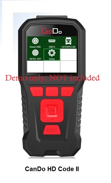 NEW 5FT OBDII OBD2 Cable For CanDO HD Code II Diagnostic Scan Tool Code Reader