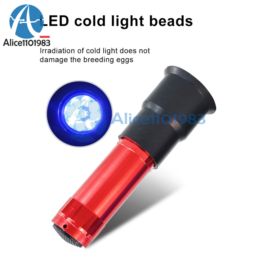 LED Egg Tester Cold Light Incubation Flashlight Check Breeding Egg Detector Lamp
