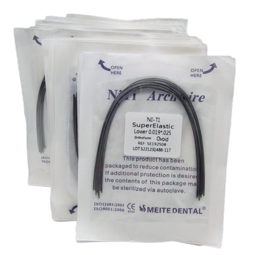 Dental Orthodontic Super Elastic Wire Niti Round/Rectangular Arch Wires Ovoid