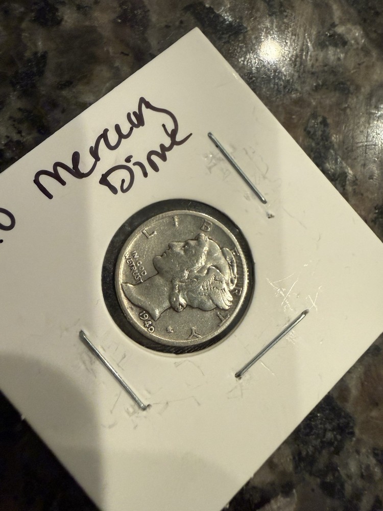 1940 Mercury Dime 10C 90% Silver
