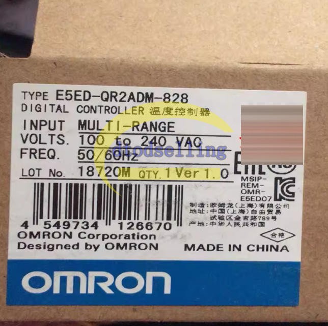 1PCS New Omron E5ED-QR2ADM-828 temperature controller