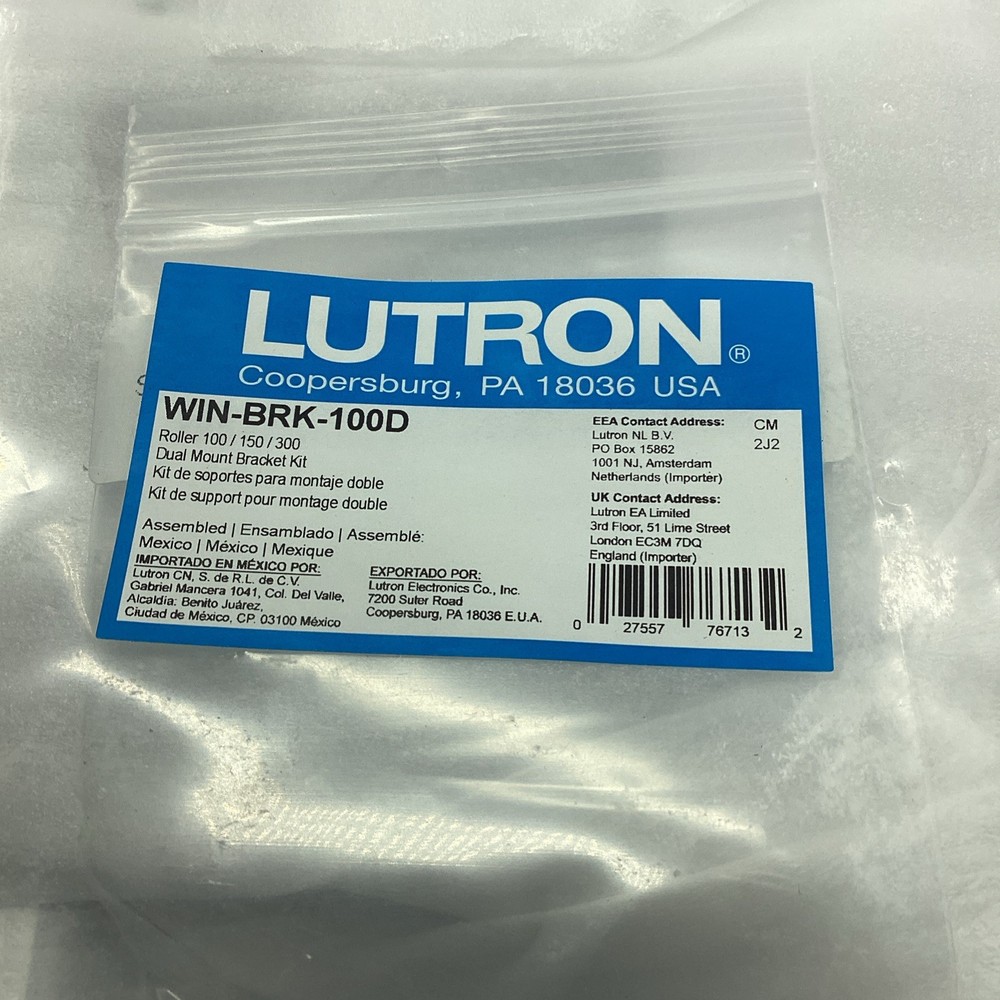 Lutron WIN-BRK-100D Dual Mount Bracket Kit