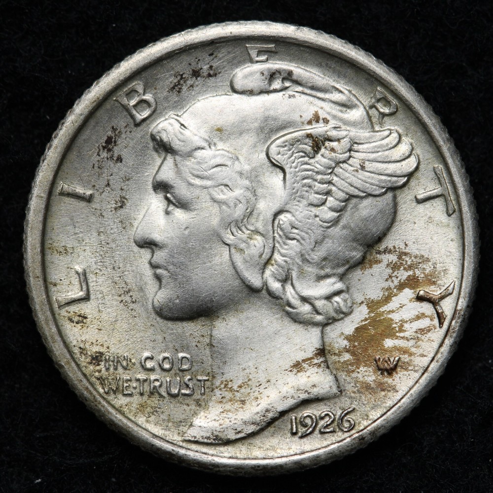 1926 Mercury Silver Dime BU *UNCIRCULATED* MS E167 WEM