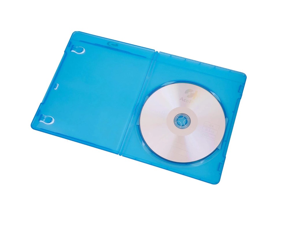 NEW Pack Standard 12mm Replacement Blu-Ray Cases Blank Single Disc CD