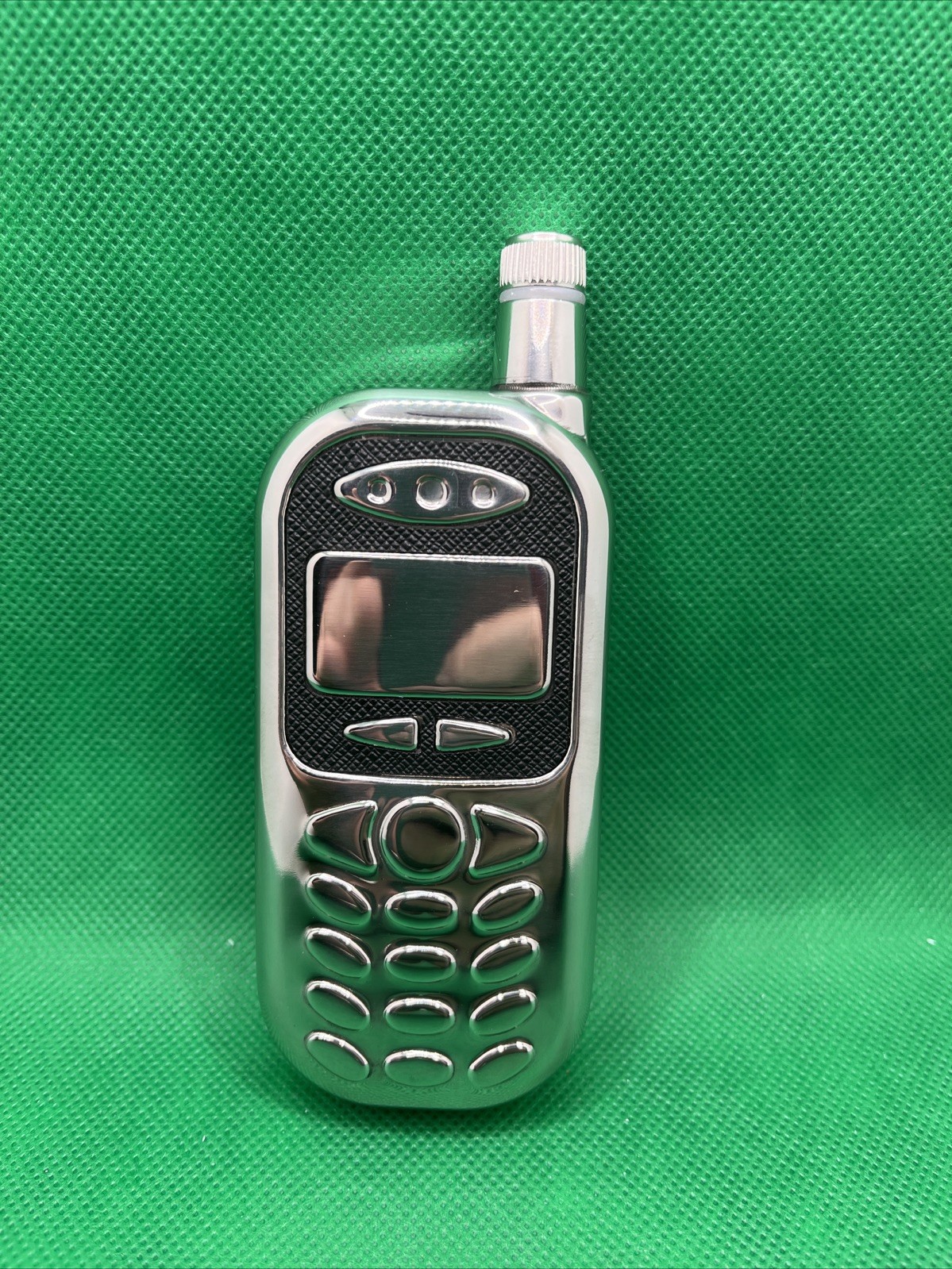 Cell Phone Shaped Flask... Shape Stainless Steel 100ml ...Fun Gift Idea