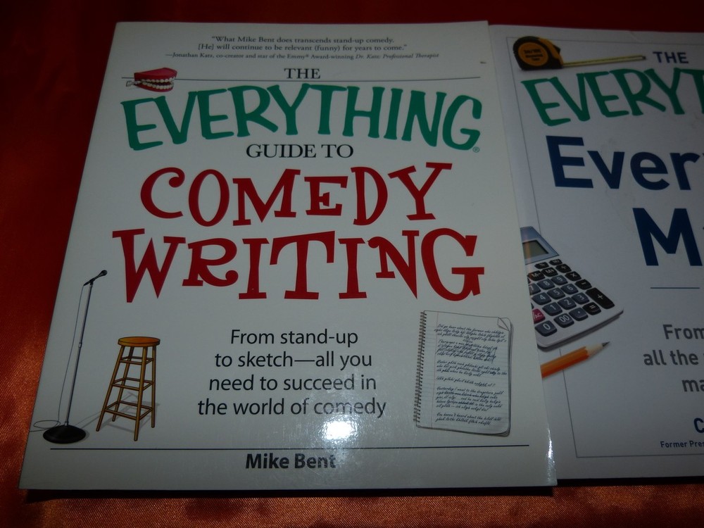 3 PACK STUDY SKILLS WRITING BOOKS SALE For Dummies Math Write Comedy Book