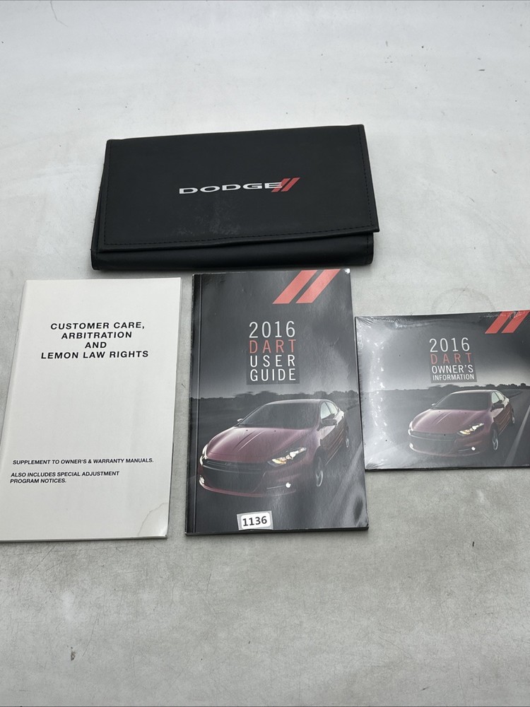 2016 Dodge dart user guide