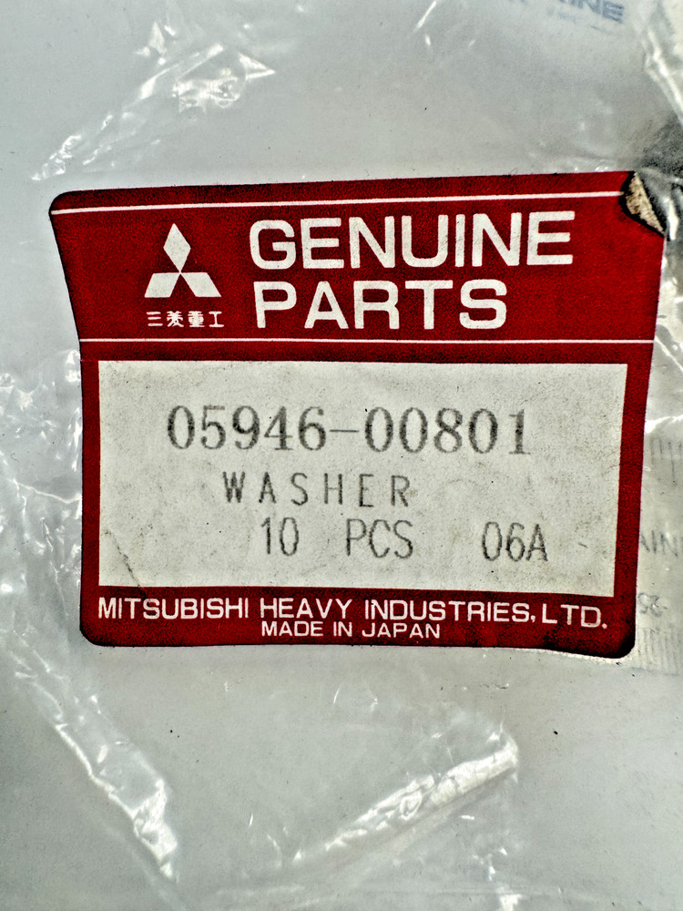 Mitsubishi 05946-00801, Washer Sealing