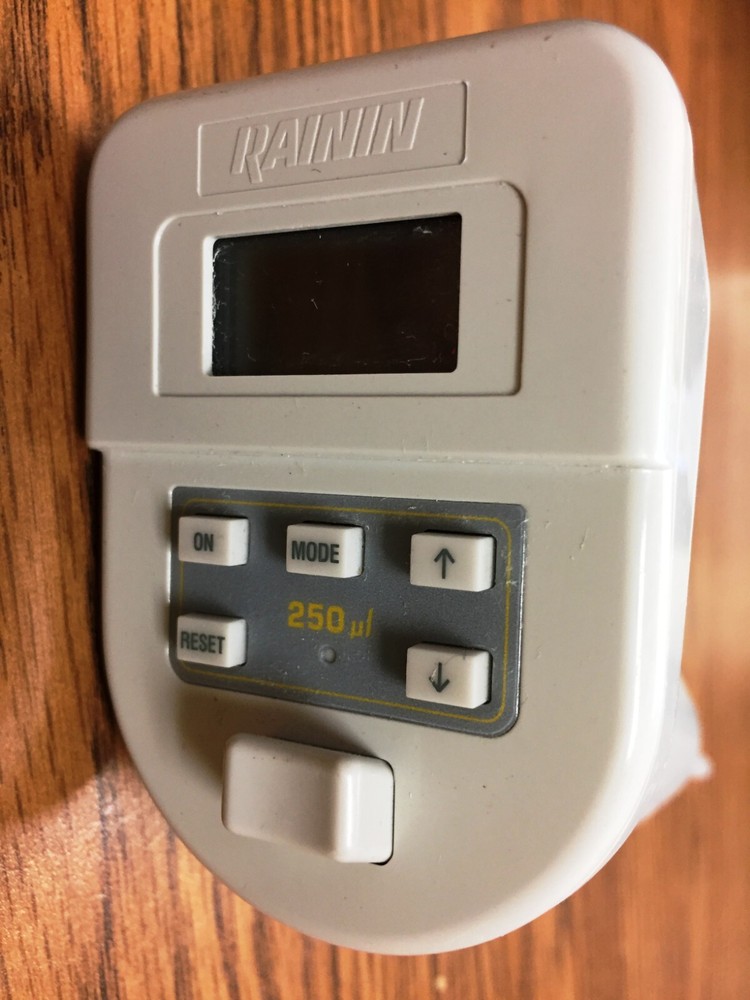Rainin EDP 2 250 ul Single Electronic Digital Pipette