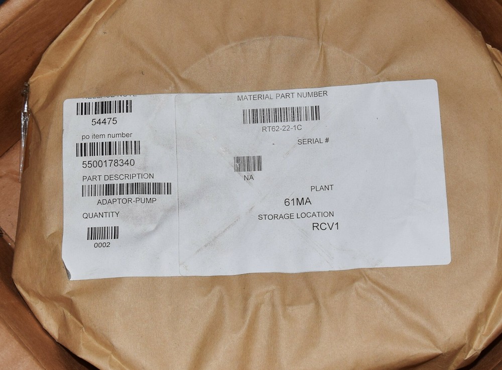 RT62-22-1C PUMP ADAPTER PLATE SIEMENS ENERGY SYSTEMS