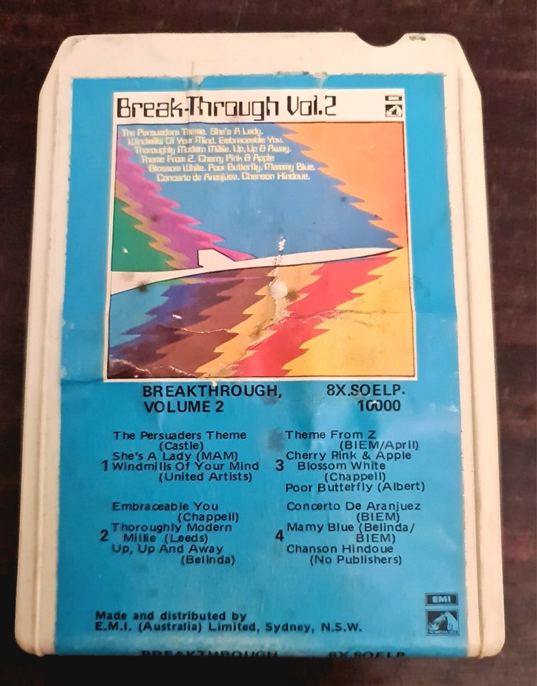 Break-through Vol 2 , 8-track Stereo