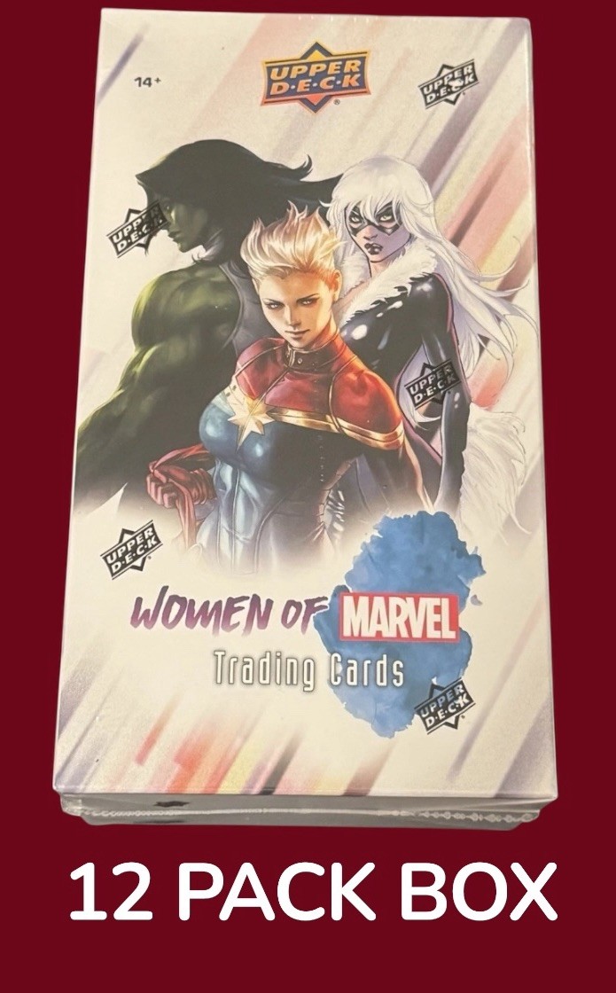 Women of Marvel 12-Pack Box (Upper Deck 2024) New & Factory Sealed 72 Cards