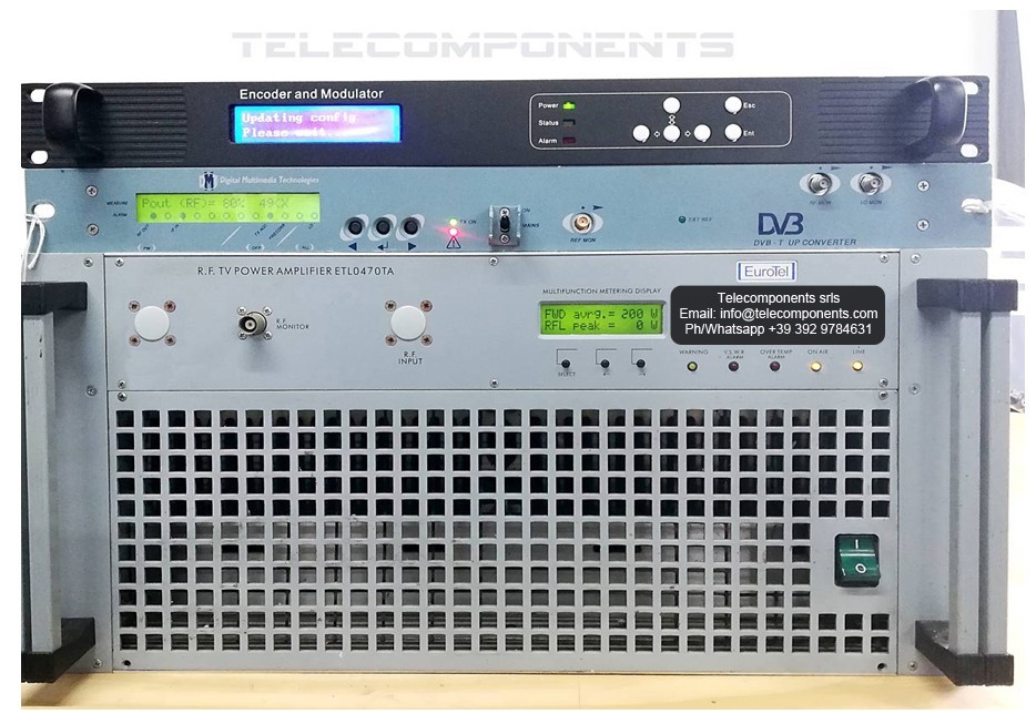 Digital UHF  TV Transmitter 300 watt  Transmisor  ISDB-T - ATSC - DVB-T/T2