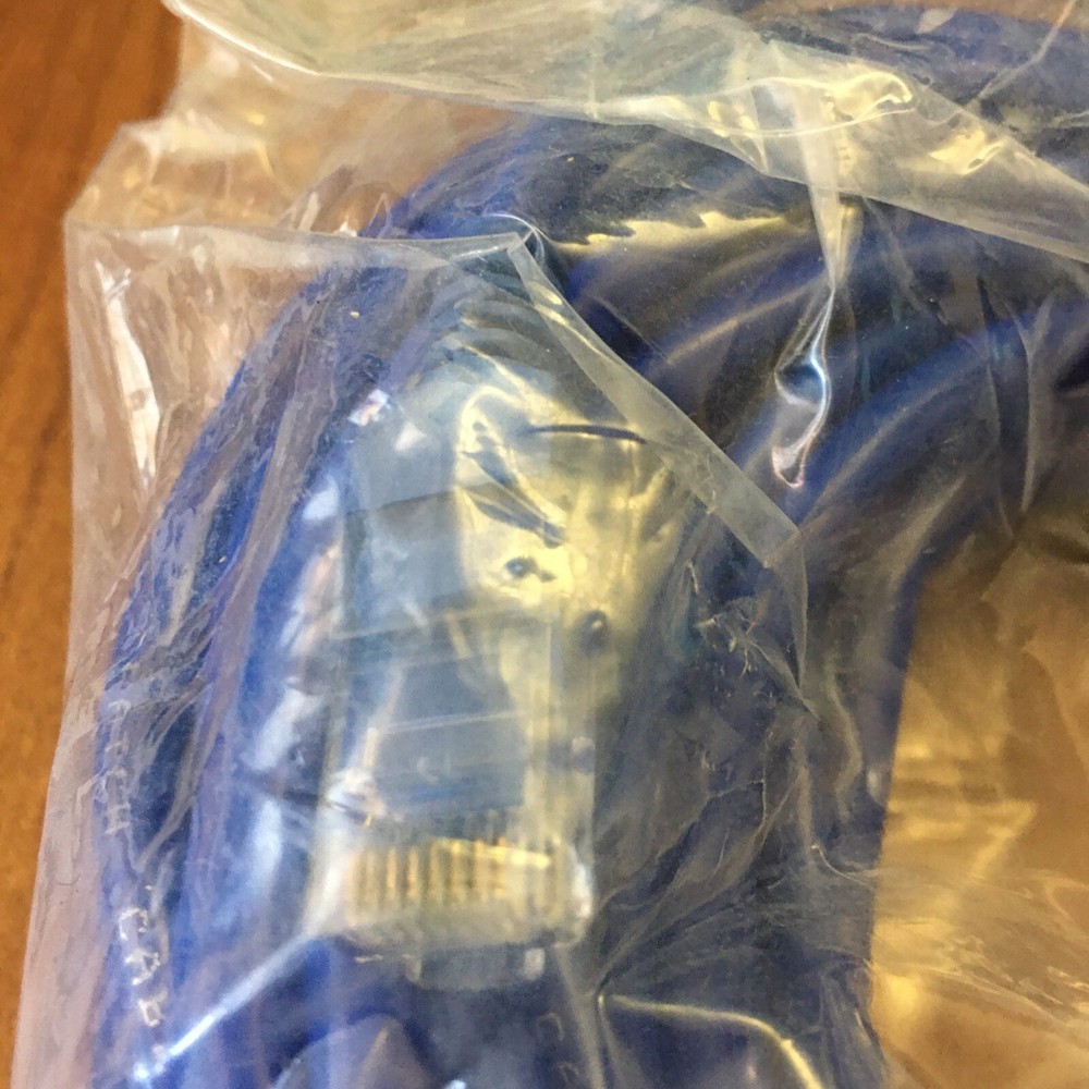 Blue Gold Plated 50FT cAT5e Ethernet Network Cable B0034XBFJU