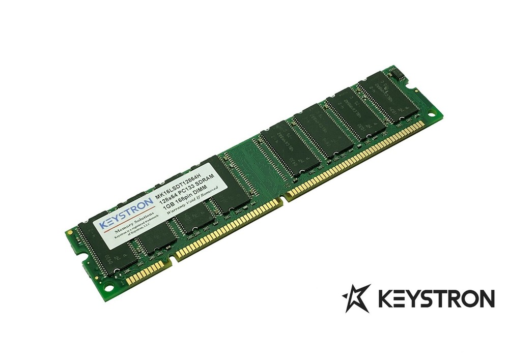 1GB 168pin PC133 Sdram Memory 3.3V Non- ECC Unbuffered 64x8 based