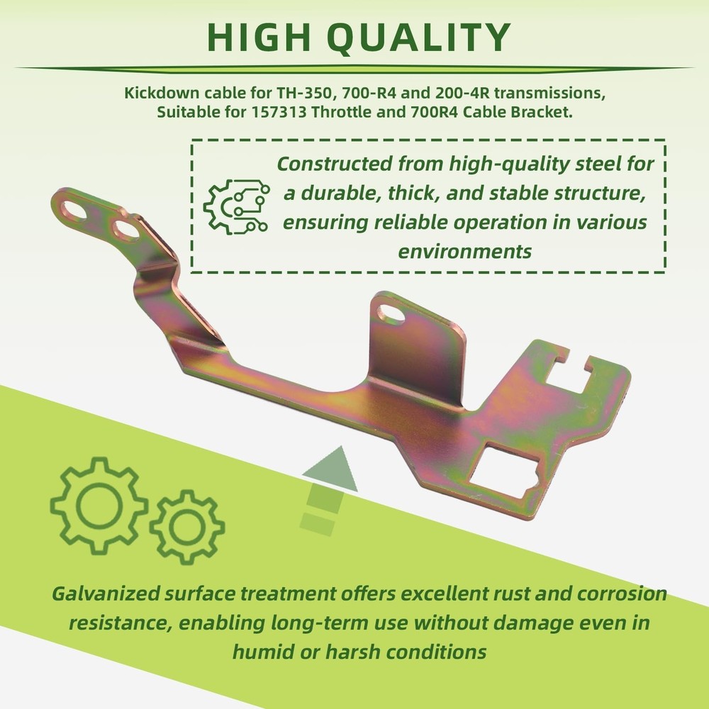 Upgraded Throttle and kickdown Cable Bracket、Throttle Cable Bracket with