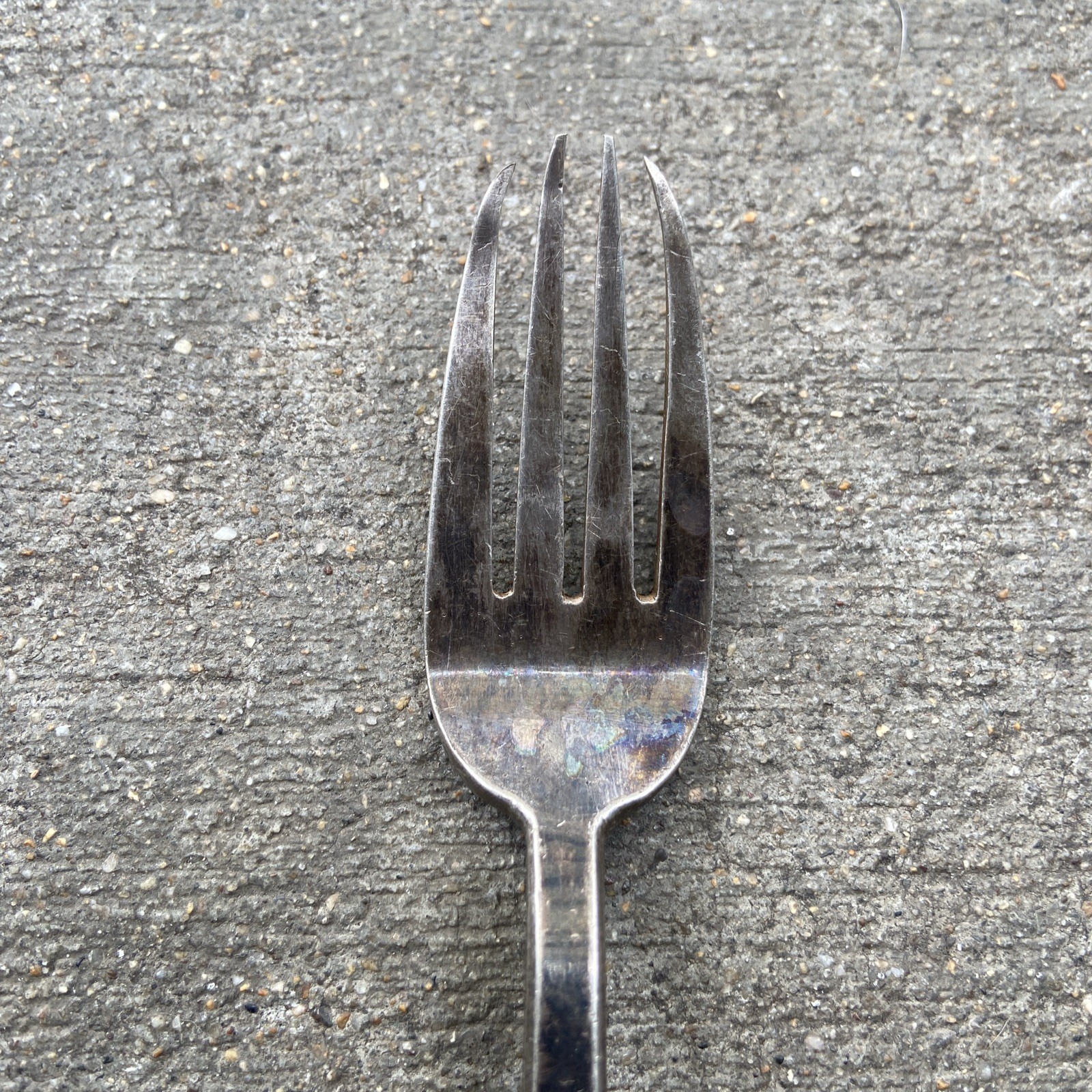 Vintage Korean 70% Sterling Silver Fork