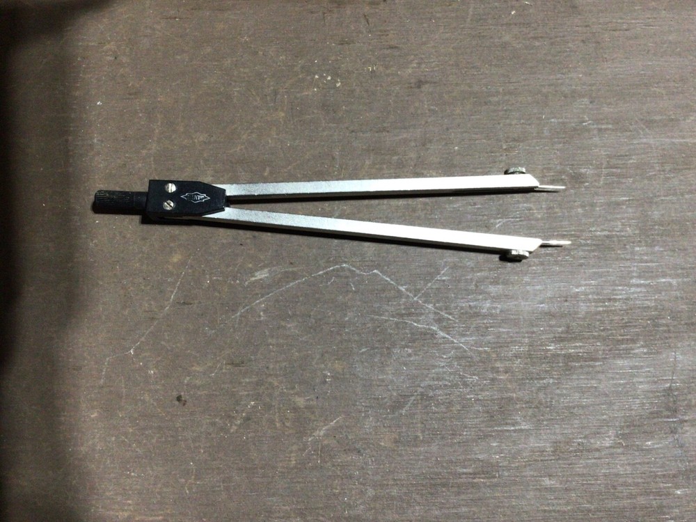 Vintage ALVIN Drafting Compass Engineering Measure Tool Germany