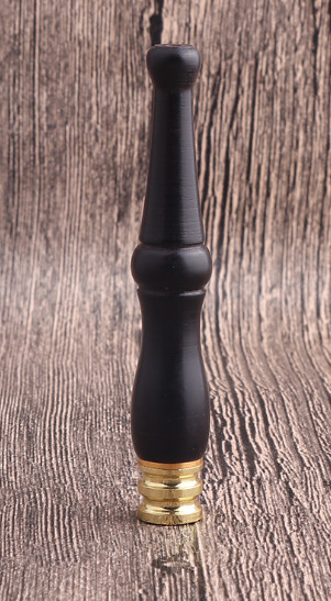 2piece normal slim cigarette holder wood log Straight filter mouthpiece ZX-107