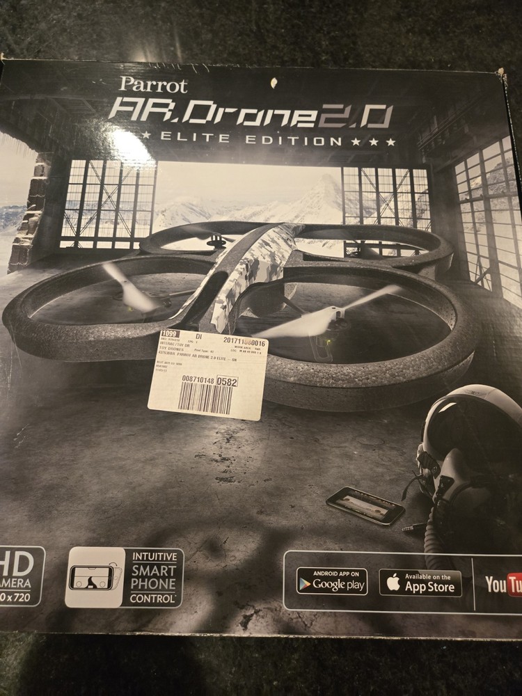 Parrot AR-Drone 2.0 Elite Edition New In Open Box Missing Guide Book