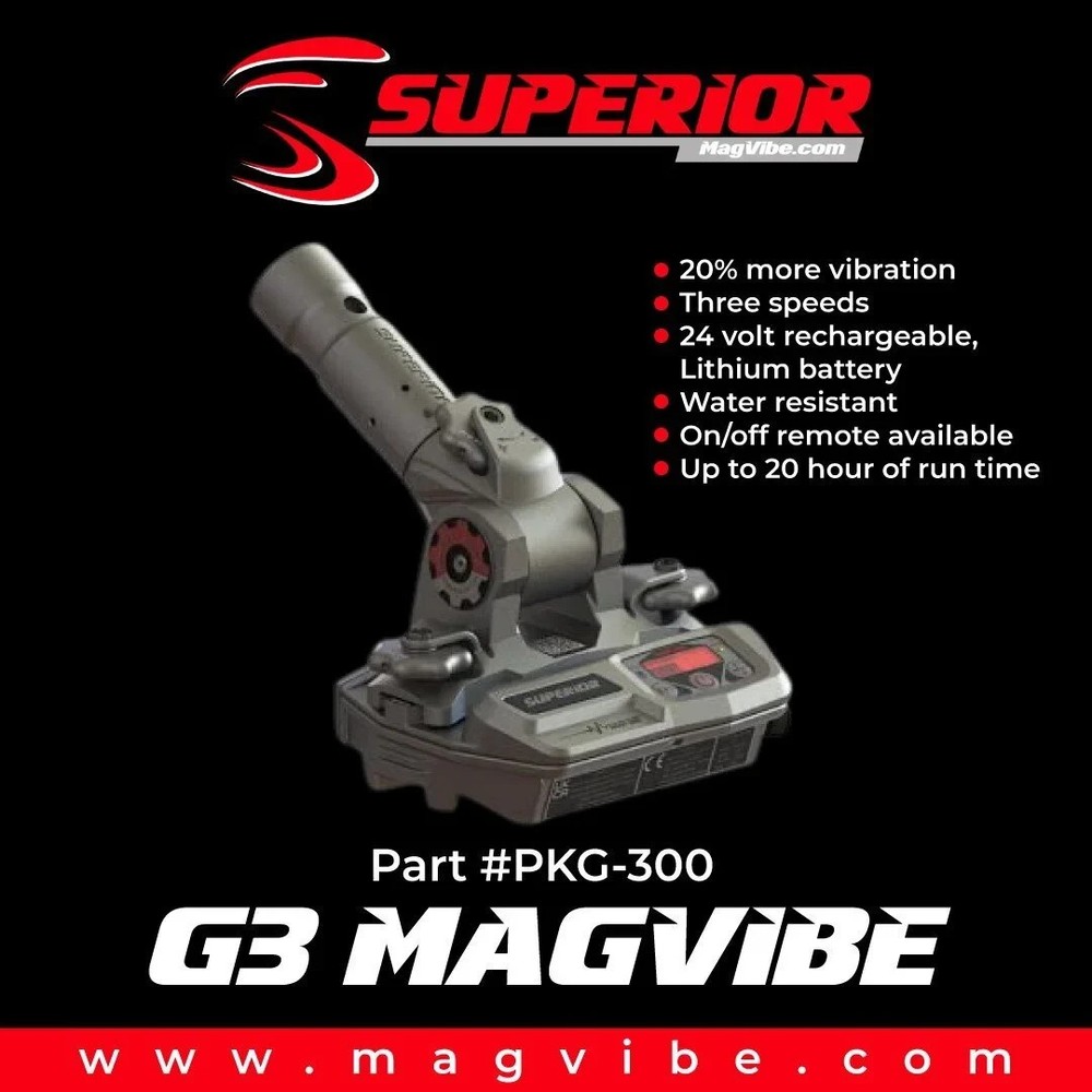 Superior Gen3 MagVibe Package, Concrete Vibrating Float With Pro Tilt Head