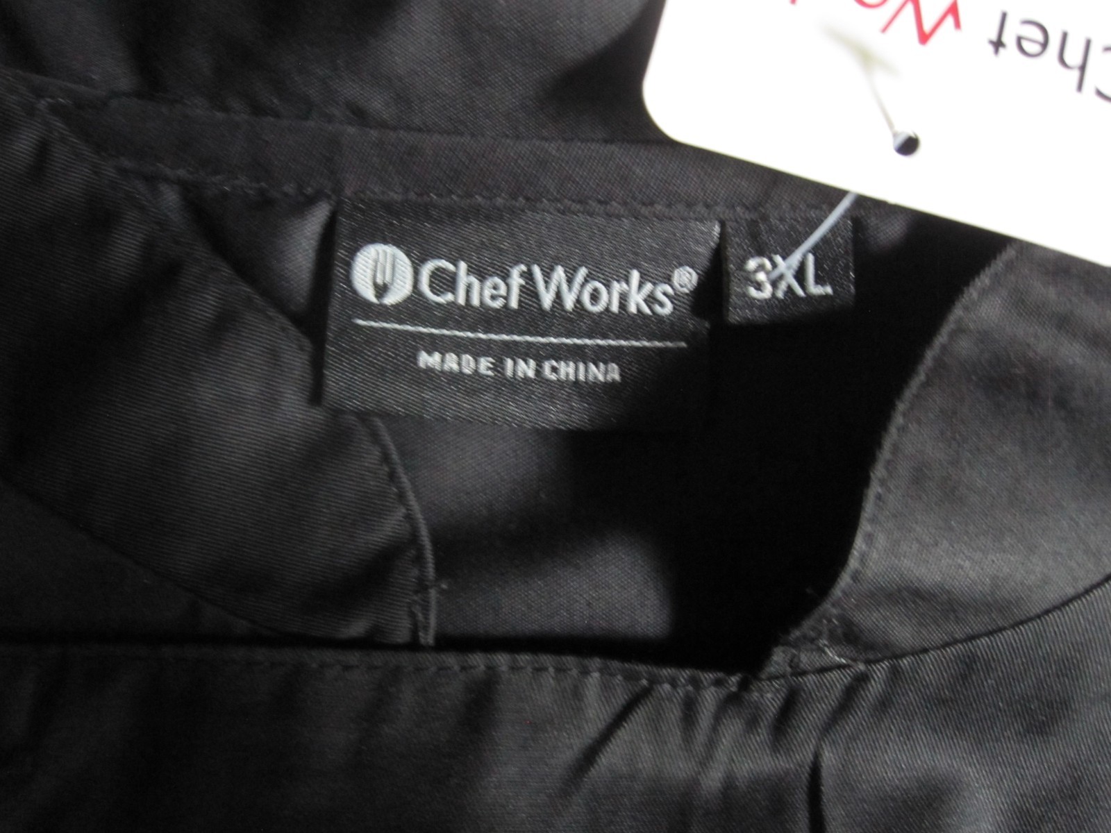 Chef Works S100 Black Chef Shirt Top Size 3X New, Free Shipping