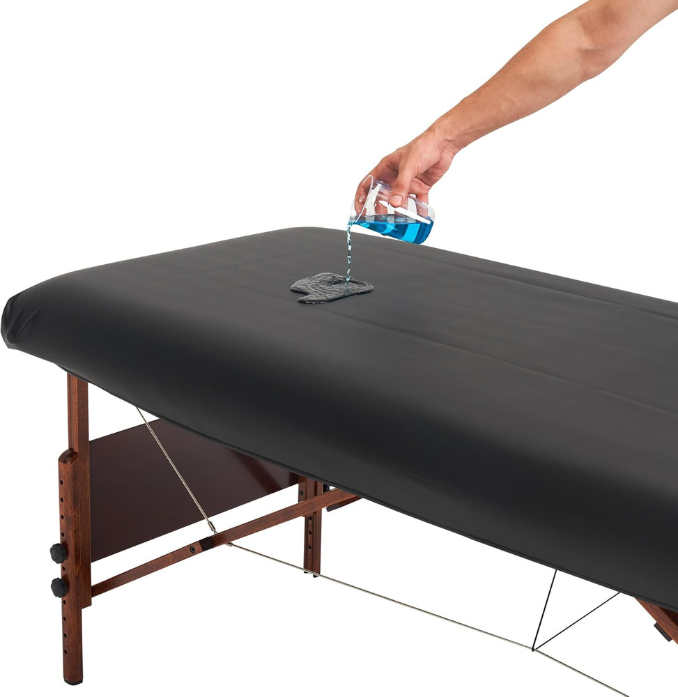 Master Massage Rectangular Universal Fabric Fitted PU Vinyl Leather Ultra-Durabl