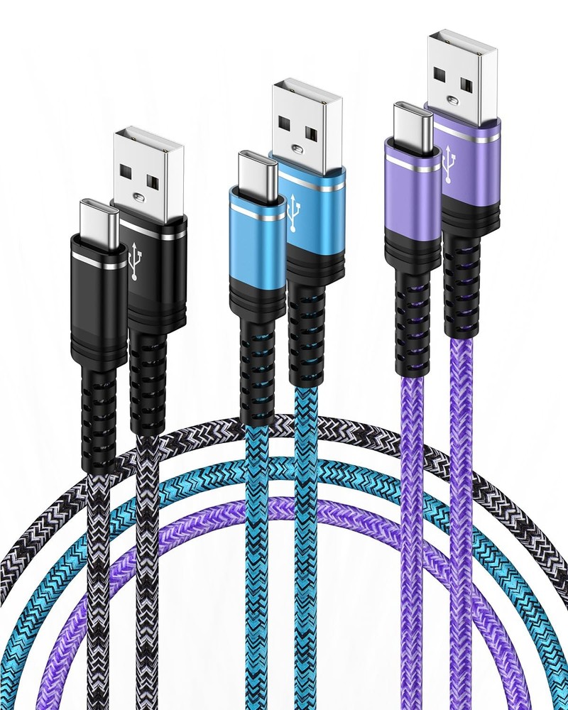 USB to C Cable for iPhone 17e, C Charger Fast 3ft, Multicolored