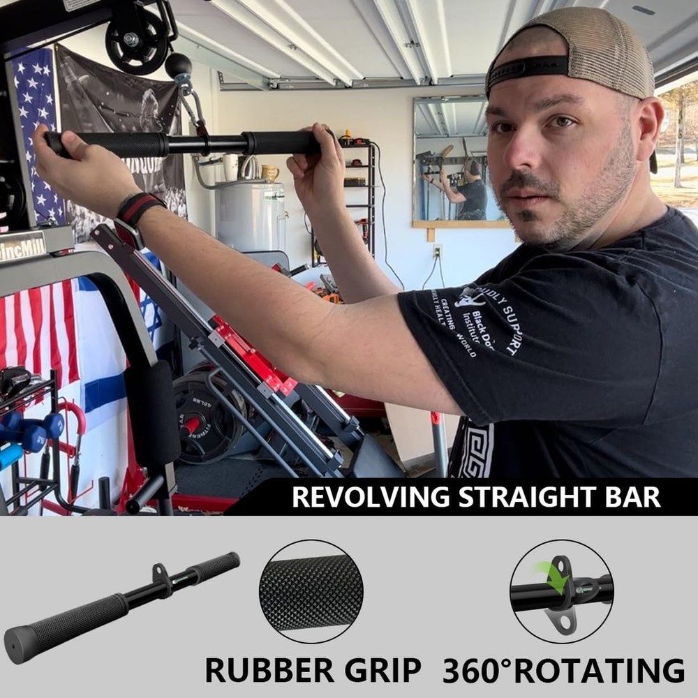 Cable Machine Attachment Set LAT Pulldown Attachments Weight Machin... Fast Ship