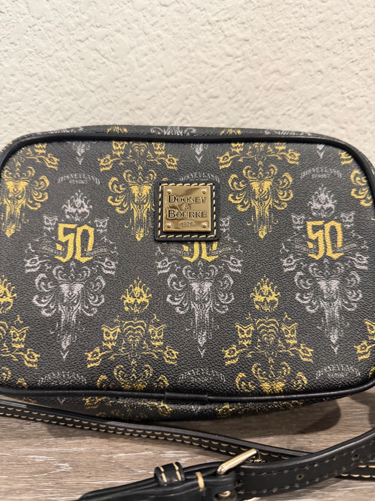 Disney Dooney & Bourke Haunted Mansion 50th Anniversary Crossbody Bag