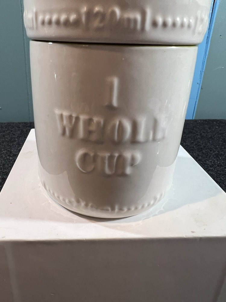 Midwest CBX Measuring Cups Stackable White/green 3 Piece Set