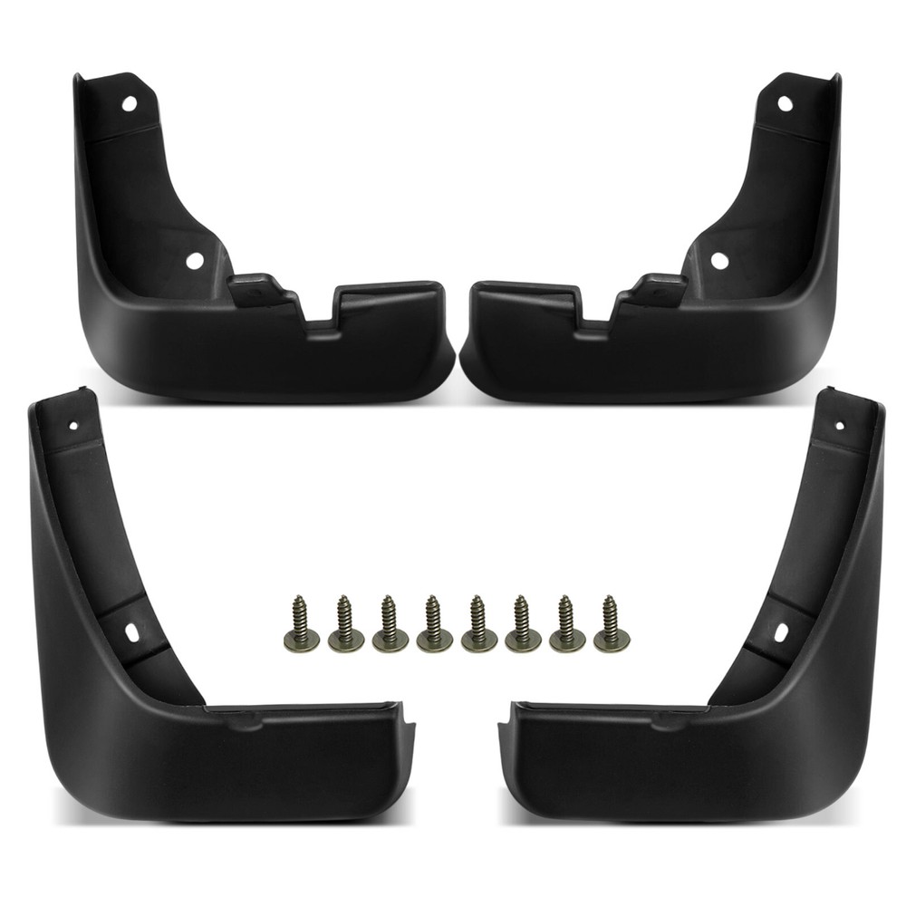 4Pcs Front & Rear Side Splash Guards Mud Flaps for Mazda 3 2014-2018 Hatchback