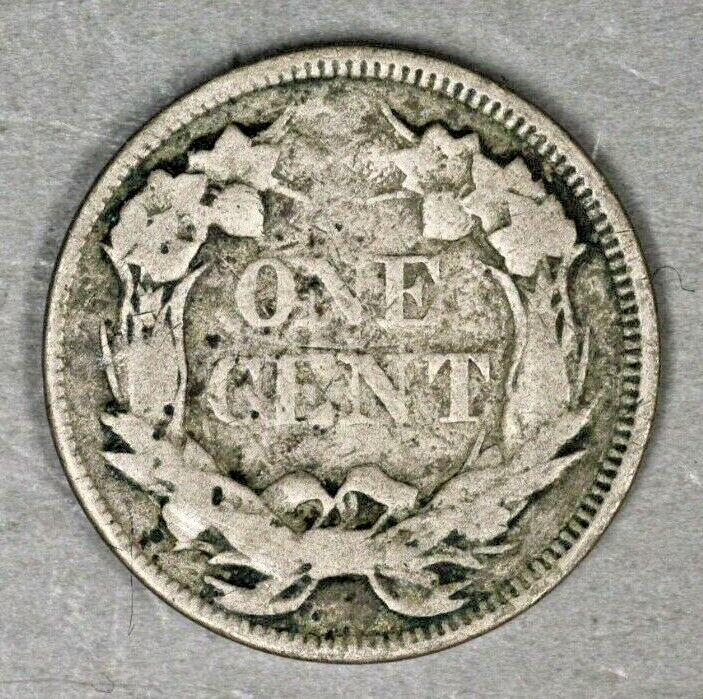 US 1857 Flying Eagle Penny Pitting A2983