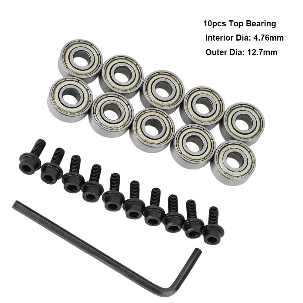 Router Bit Bearing 11pcs/Set 12.7mm Router Bit Replacement Router Bits