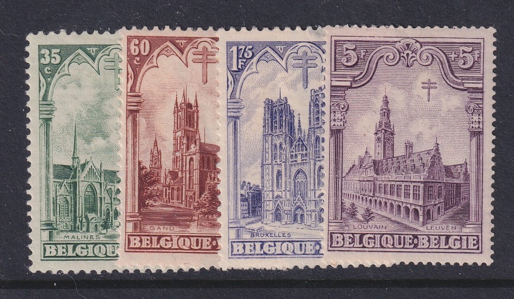 Belgium, Scott B80-B83, MHR