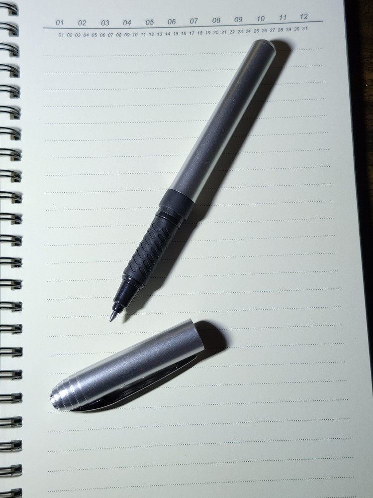 Journaling pen. It can write even upside-down! Space pen technology.