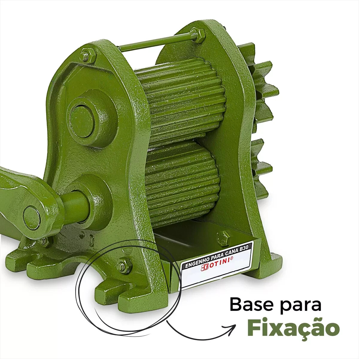 Sugarcane Juicer Machine - 2-Roller Manual Sugarcane Extractor