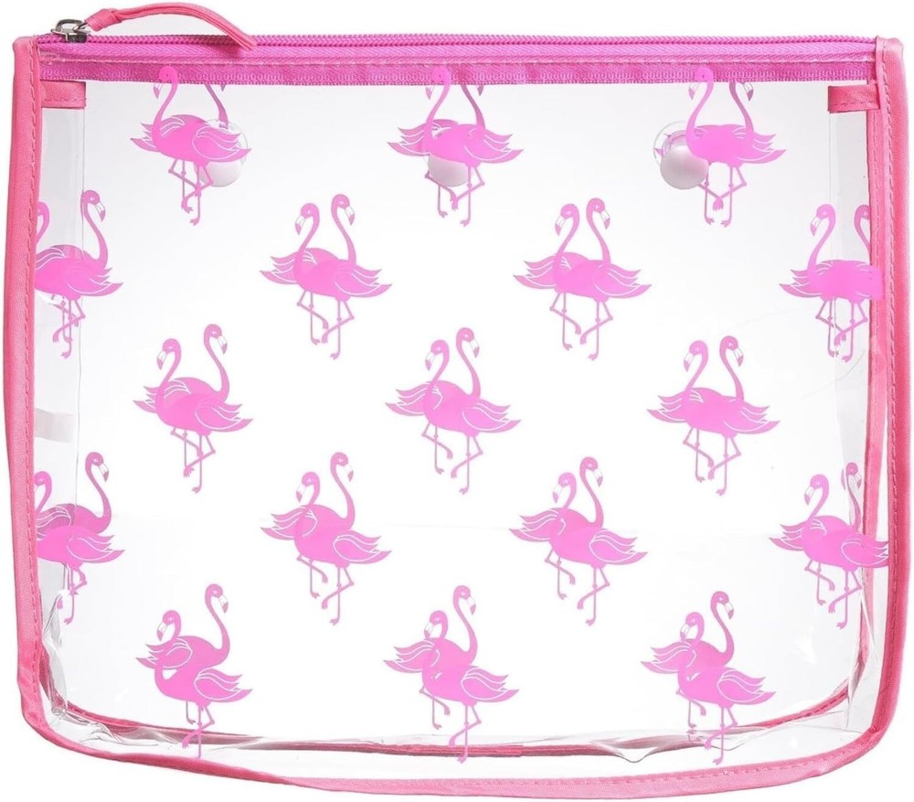 Bogg-Compatible Decorative Zipper Inserts - Flamingo Design for Easy Access