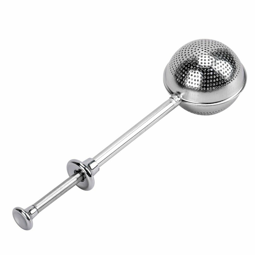 1/2Pcs Tea Infuser Ball Mesh Leaf Strainer Filter Herb Steeper Stainless Secure