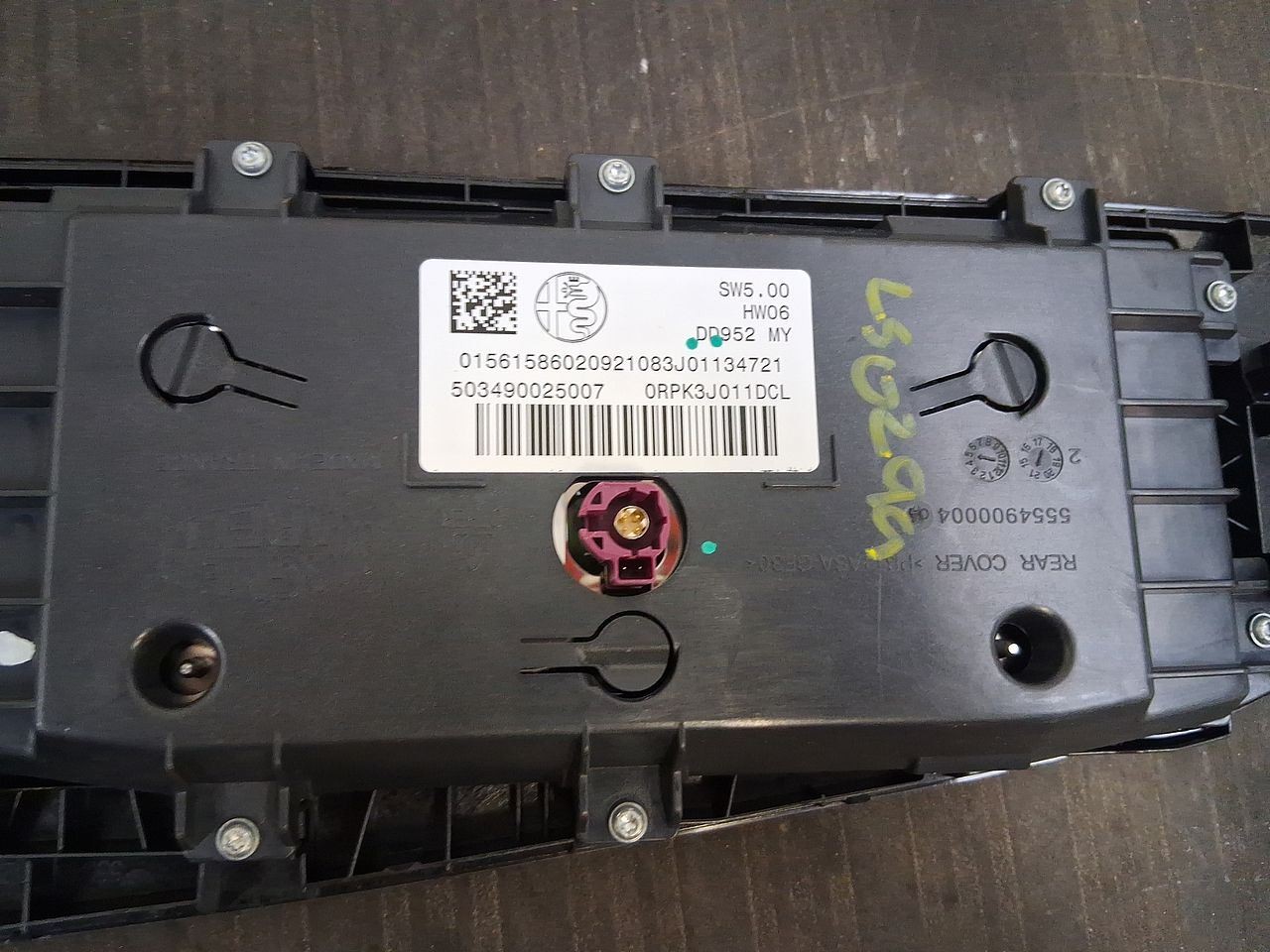 2022 Alfa Romeo Giulia Info-GPS-TV Display Screen 3023014