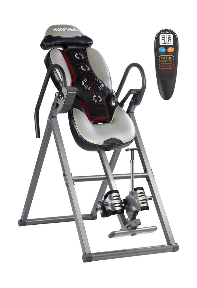 Innova Advanced Heat and Massage Inversion Table Light Gray