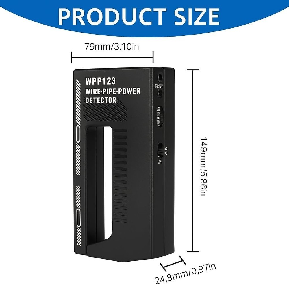 Lightweight Wall Scanner with LED Alerts – Perfect Tool for DIY & Construction