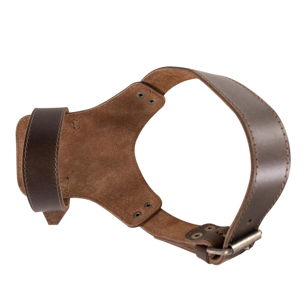 , Adjustable Muzzle, Prevents Chewing, Rustic Guard, Pet Accessory, Full Grai...