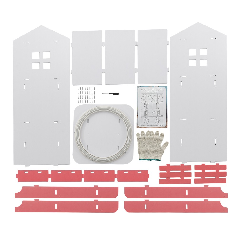 4-Tier Rotating Bookshelf with 360° Access - Sturdy Storage Solution