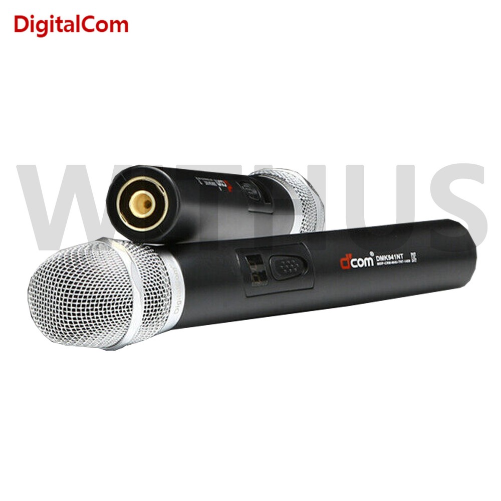 D'COM DMK941NB Wireless Karaoke Microphone System Transmitter+Receiver+Charger
