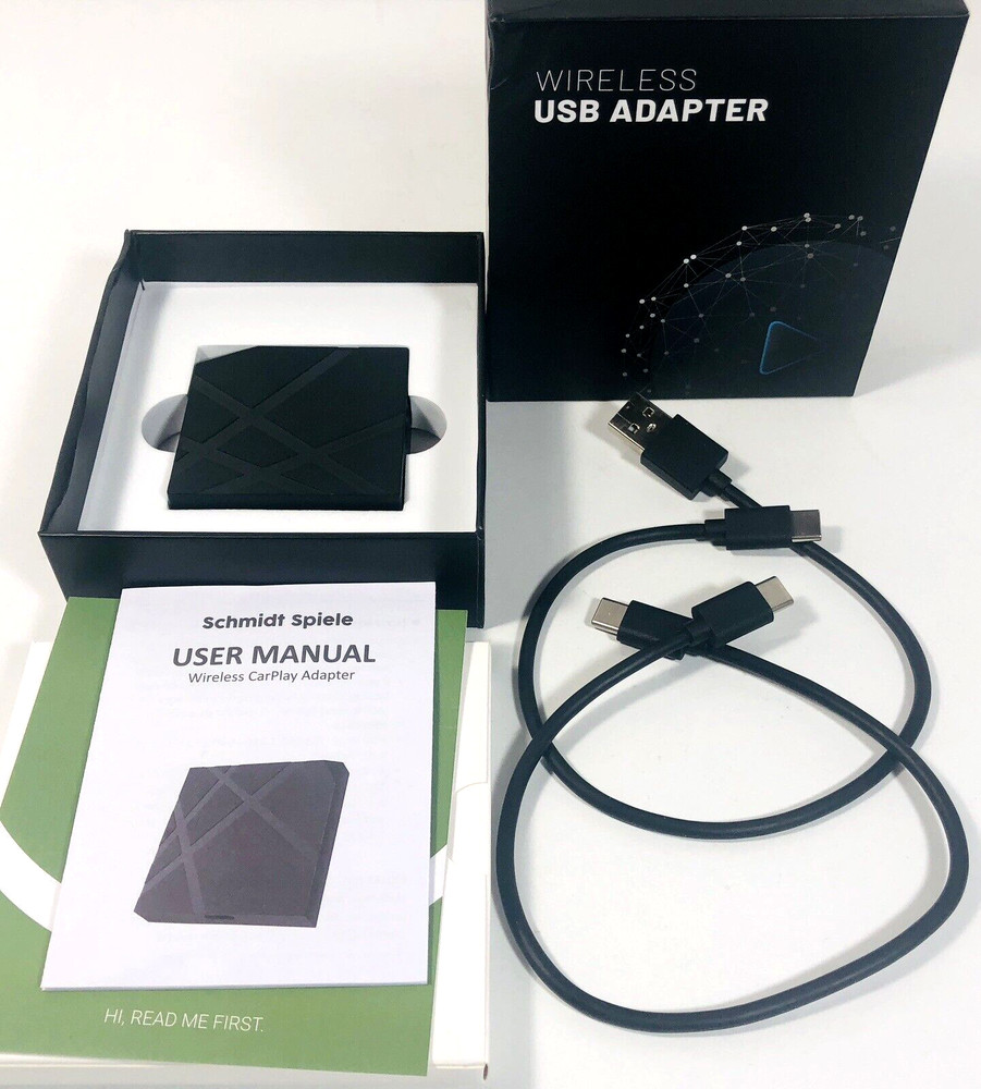 Schmidt Spiele 5.0 Wireless CarPlay Adapter for All Factory Wired CarPlay