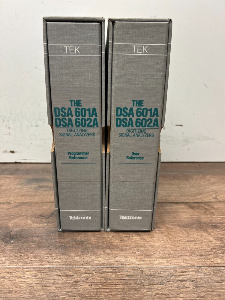 Tektronix DSA 601A 602A Digitizing Signal Analyzers Programmer & User Reference