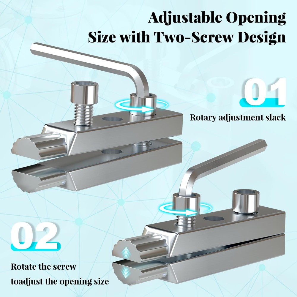 2 Pack Broken Pipe Extractor Tool, Easy-Out Stripped Screw Set,...