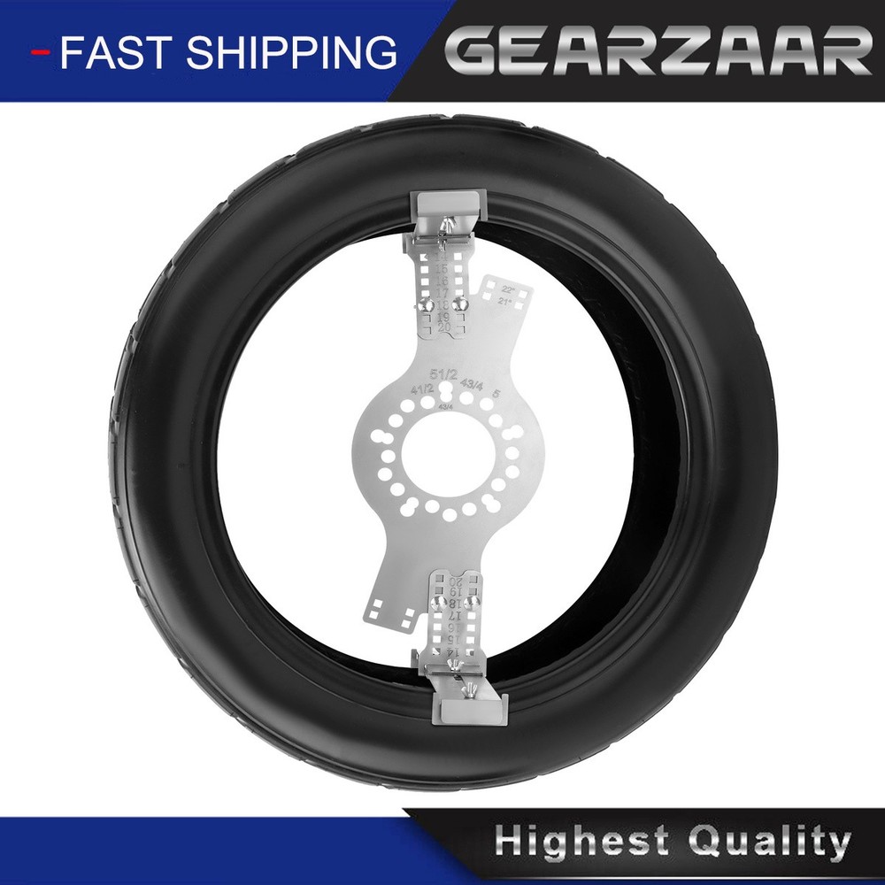 Wheel Fitment Testing Tool, Tire Size Fit Test Measuring Mockup, 5-Lug Pattern